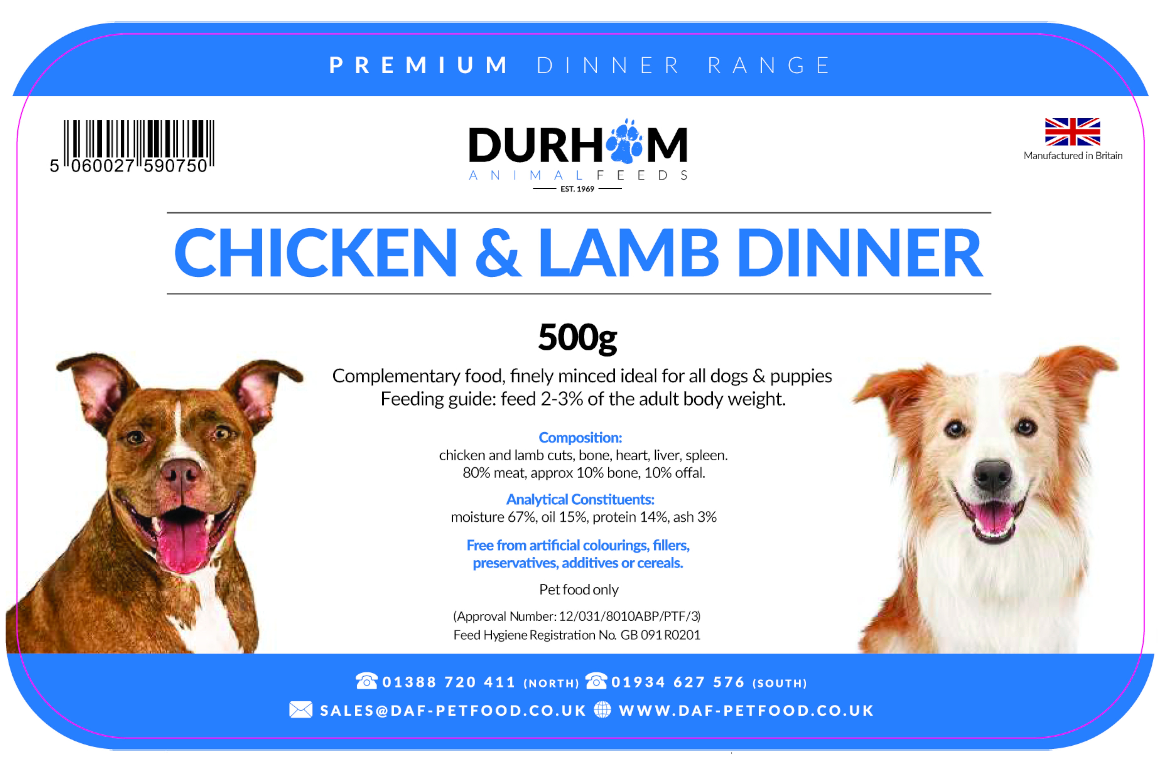 Chicken and clearance lamb dog food